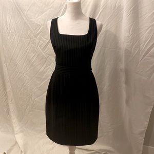 Banana Republic chalk tripe sheath 12P